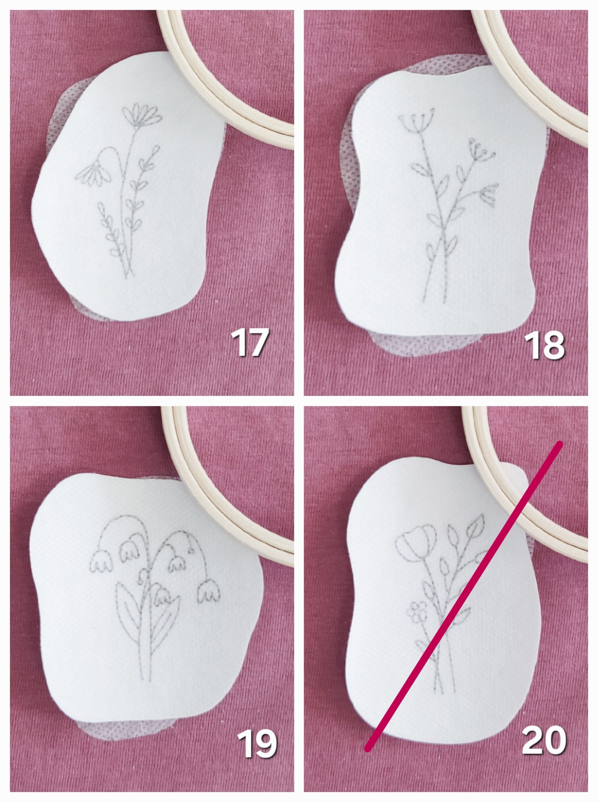 Motifs à broder + tuto | Modèles solubles prêts à broder – Image 5