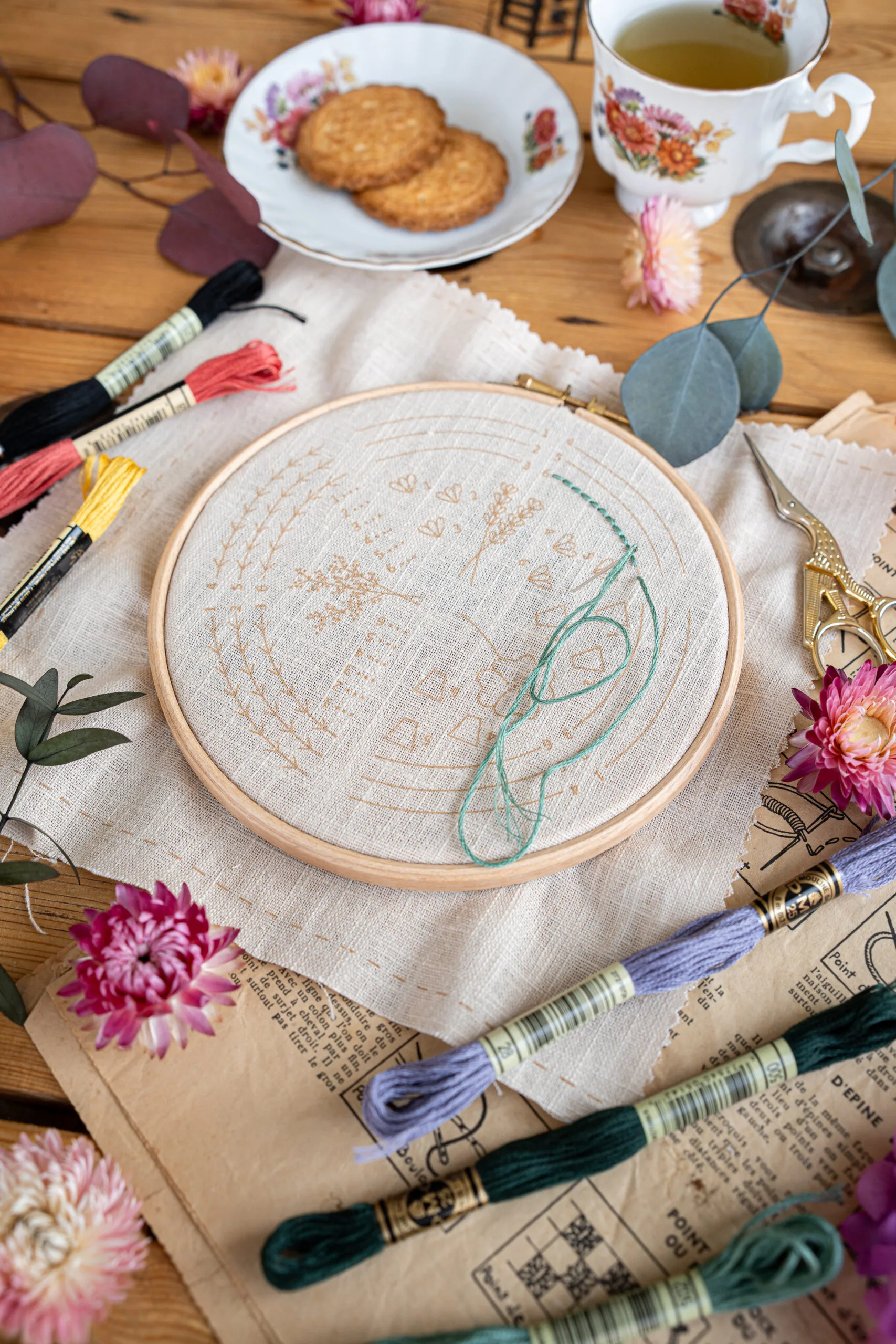 Kit broderie fleurs "L'apprenti fleuriste" - Tome 1 – Image 6