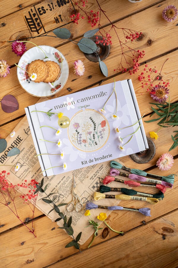 Kit broderie fleurs "Fleurs des champs" – Image 3