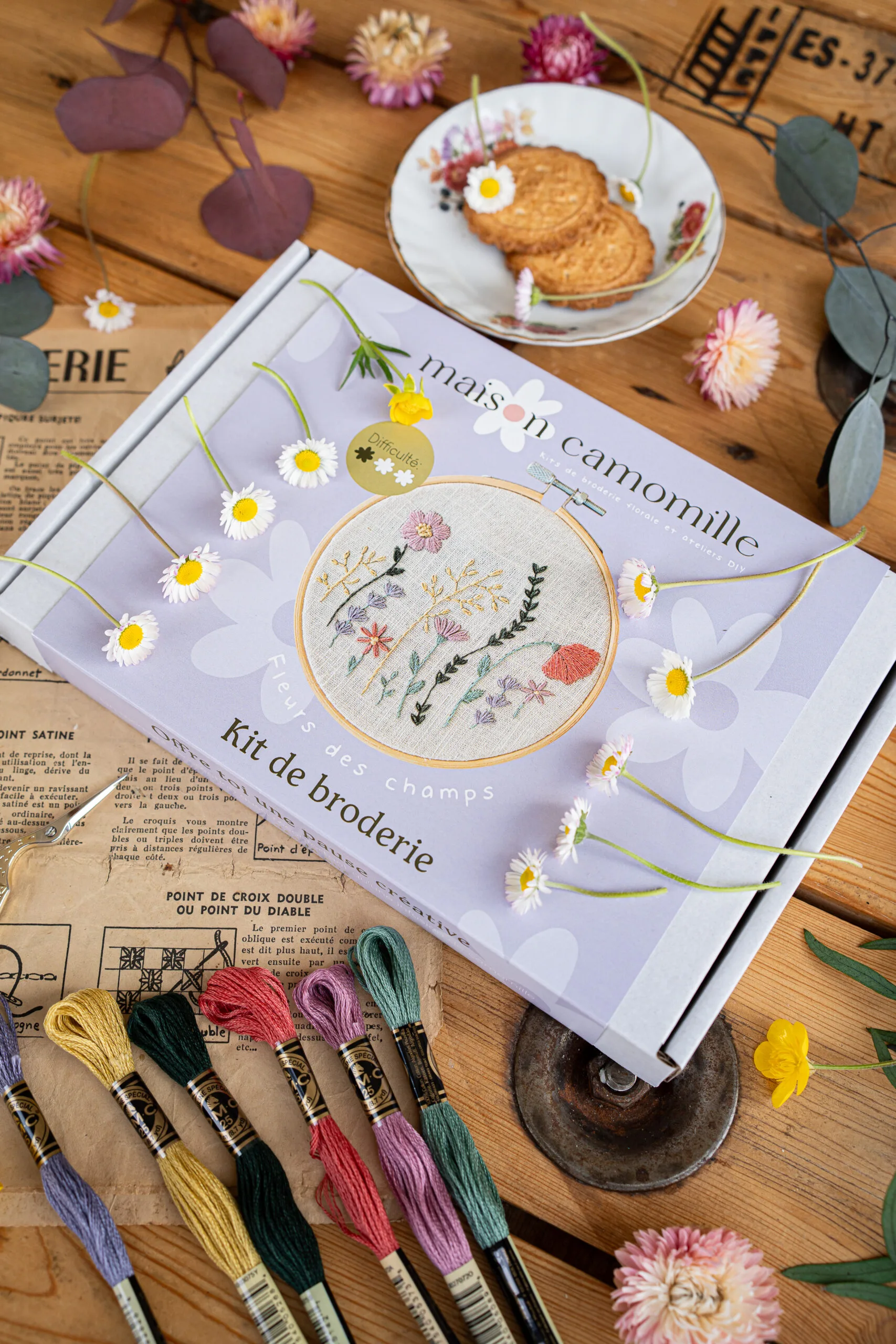 Kit Broderie "Fleurs des Champs" – Image 2