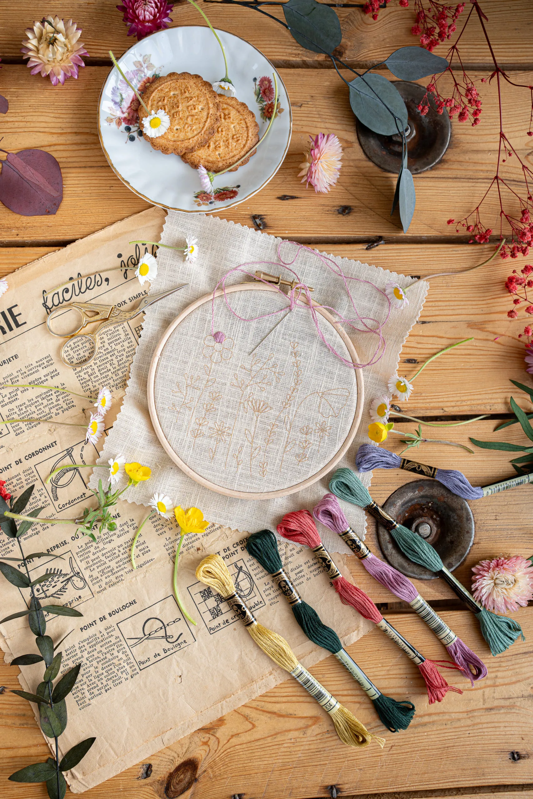 Kit Broderie "Fleurs des Champs" – Image 5