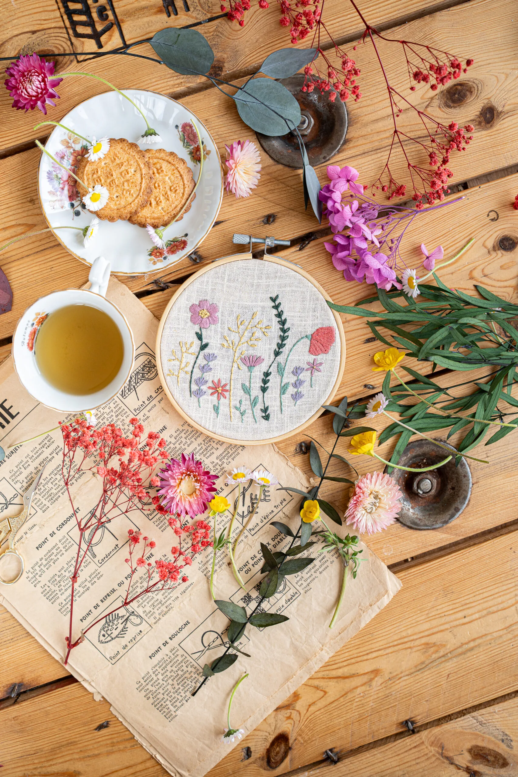 Kit Broderie "Fleurs des Champs" – Image 4