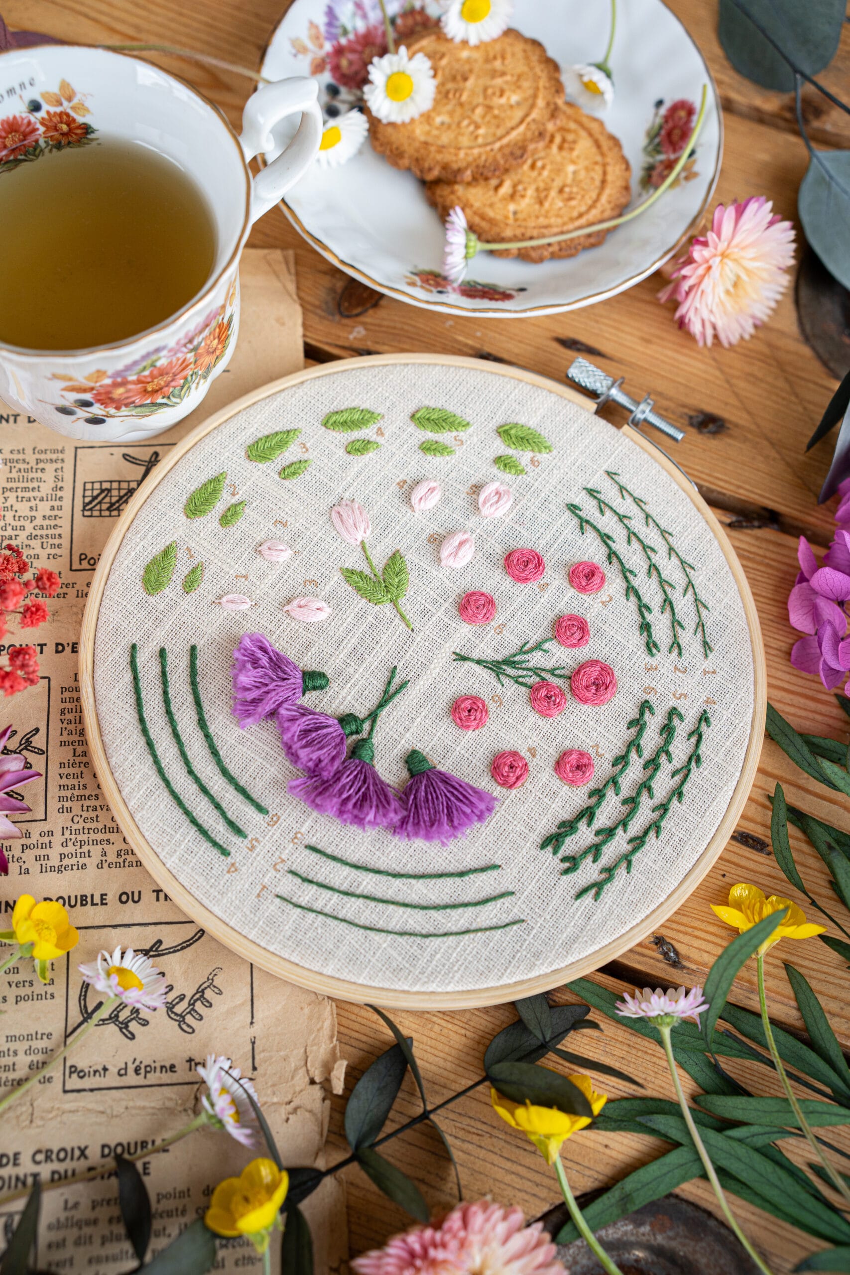 Patron Broderie Fleurs "L'apprenti fleuriste" Tome 2 - PDF à imprimer – Image 6