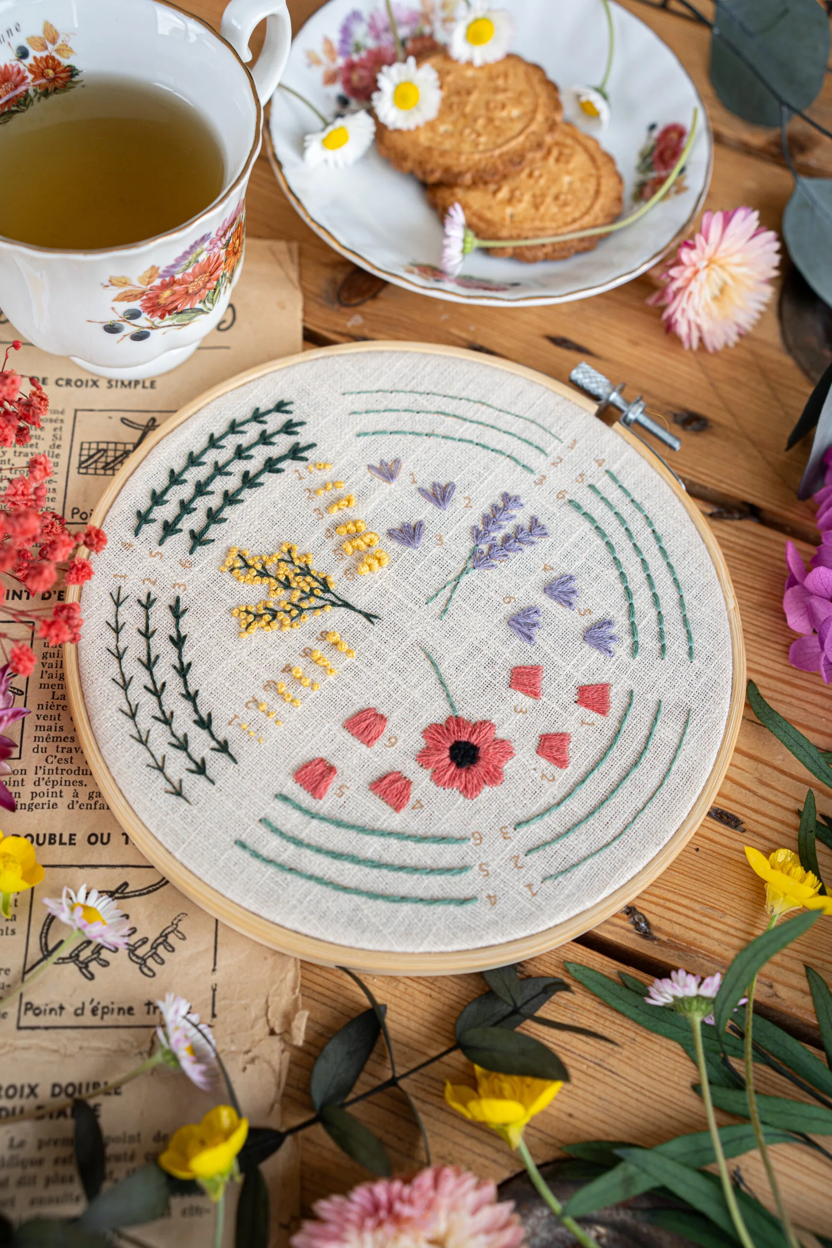 Kit broderie fleurs "L'apprenti fleuriste" - Tome 1 – Image 4