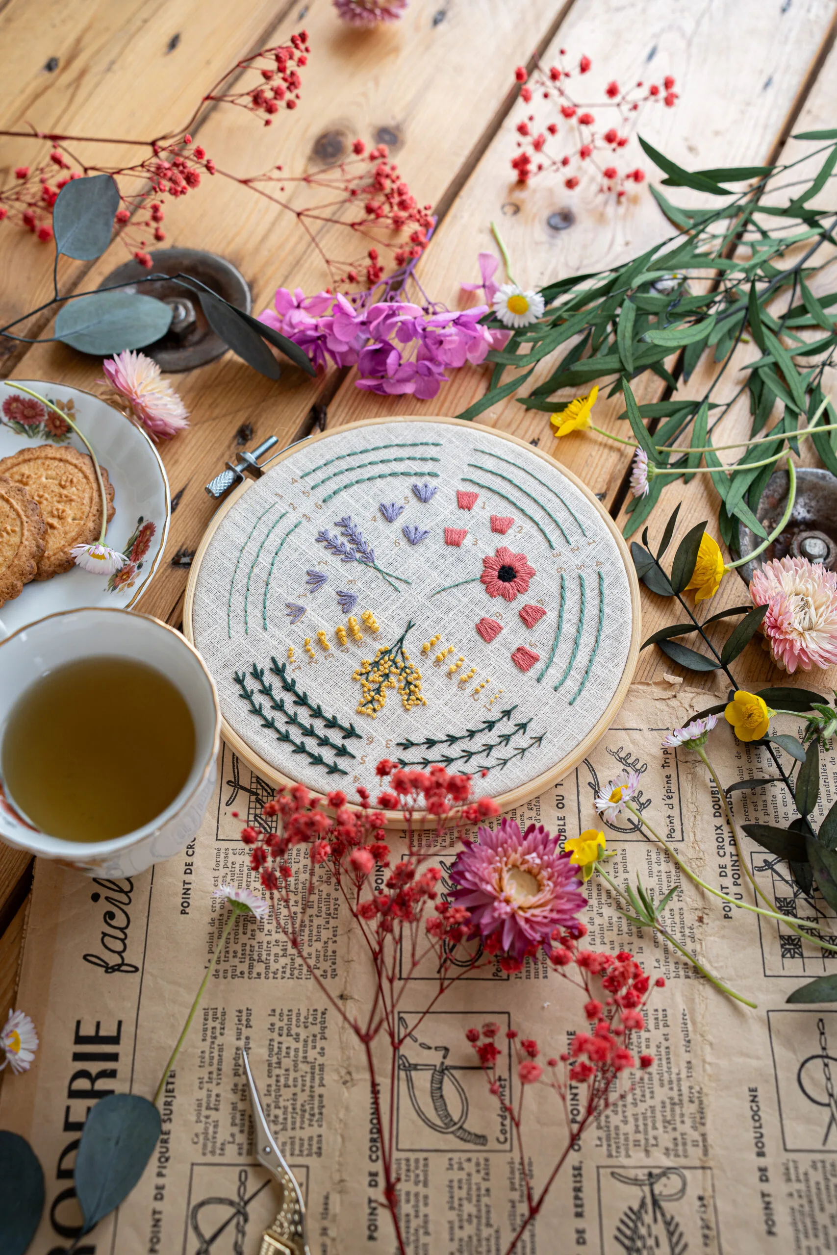 Kit broderie fleurs "L'apprenti fleuriste" - Tome 1 – Image 8