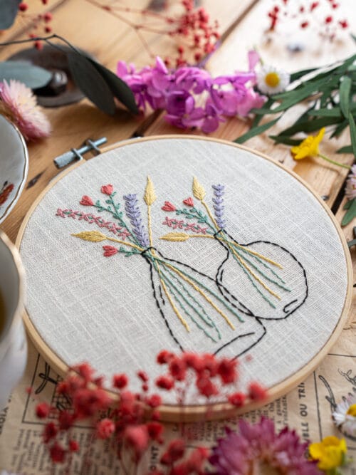 Kit de broderie les dames jeannes