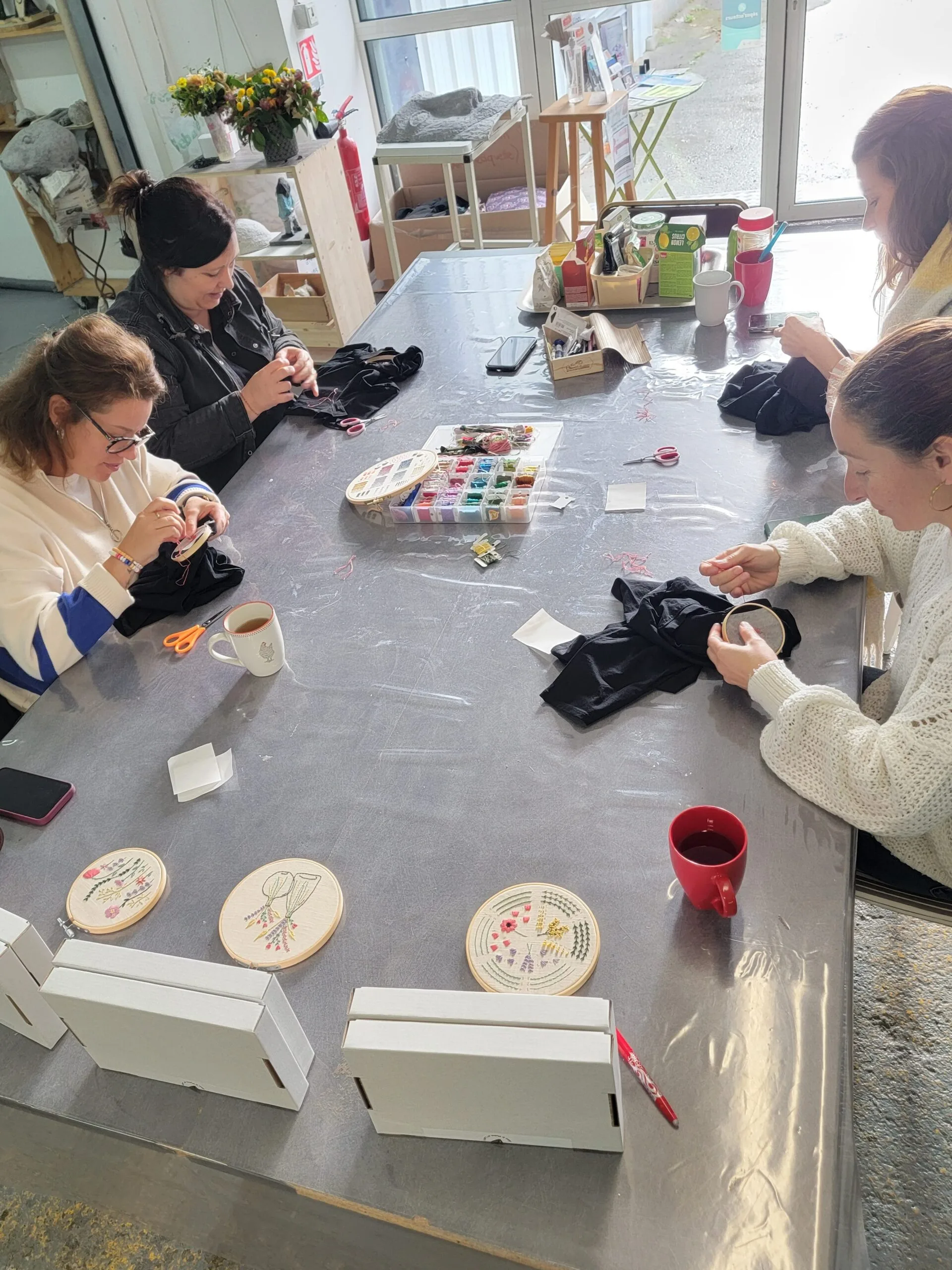 Cours de broderie traditionnelle Saumur Angers