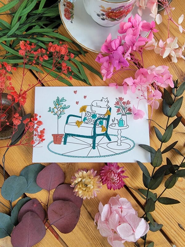 Carte à broder - Intérieur Cocooning – Image 2