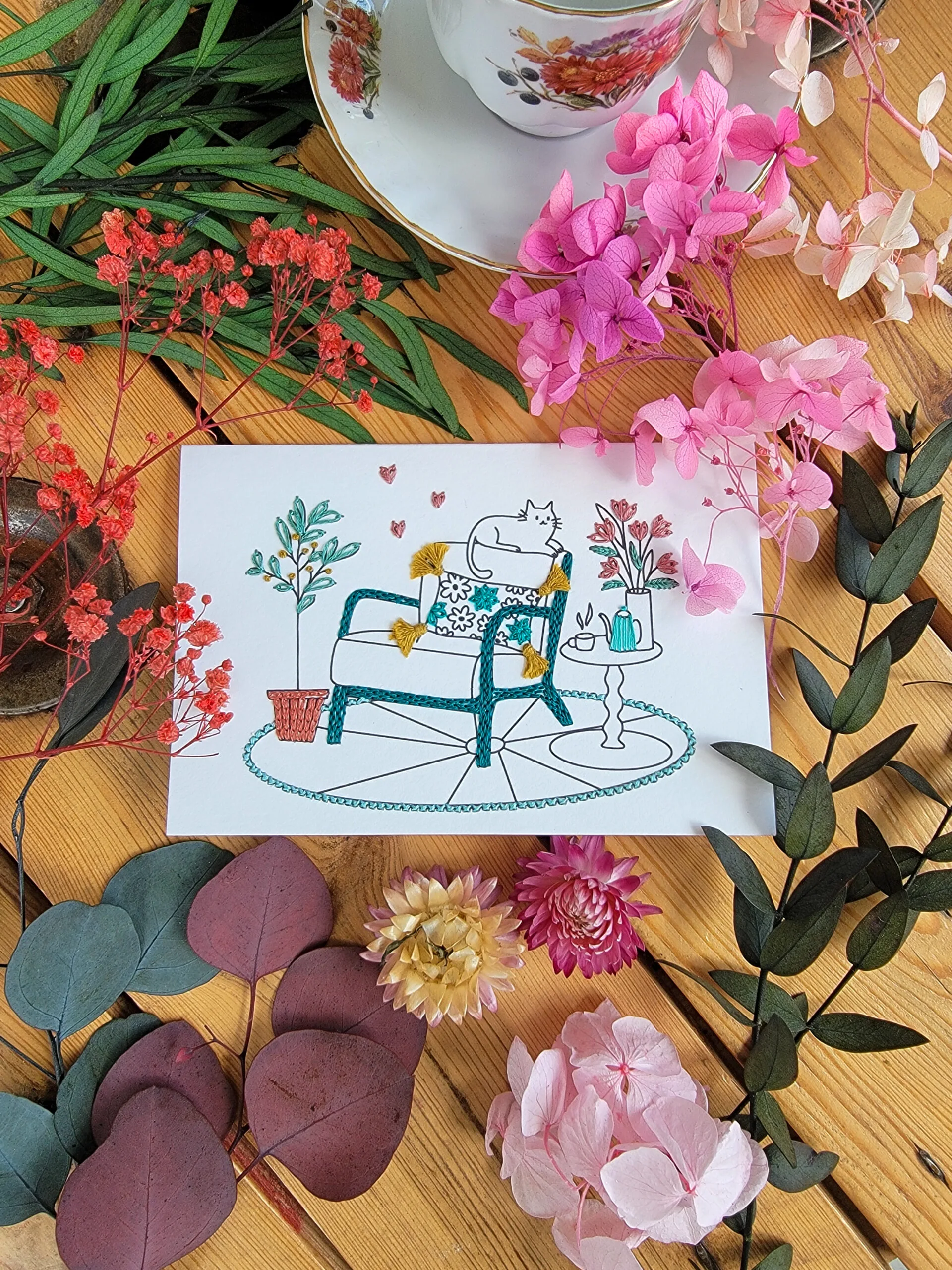 Carte à broder - Intérieur Cocooning – Image 2