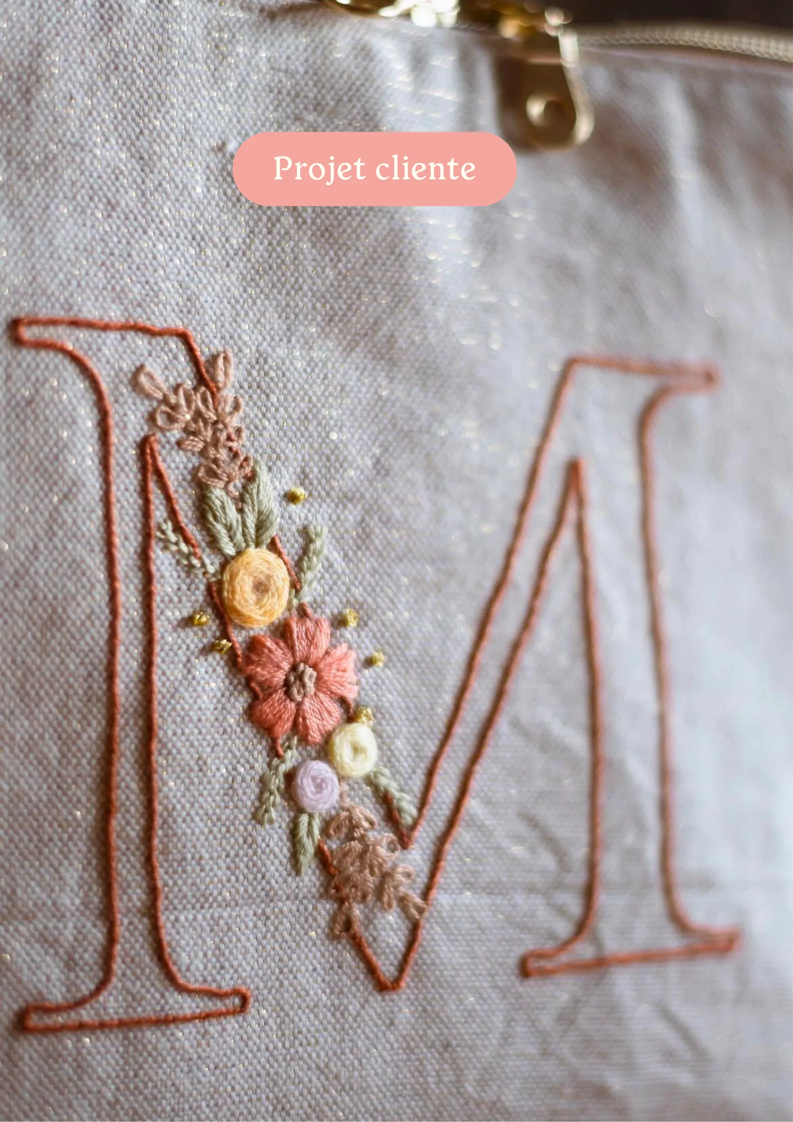 Lettres à broder + Tuto - Hydrosoluble prêt à broder – Image 9