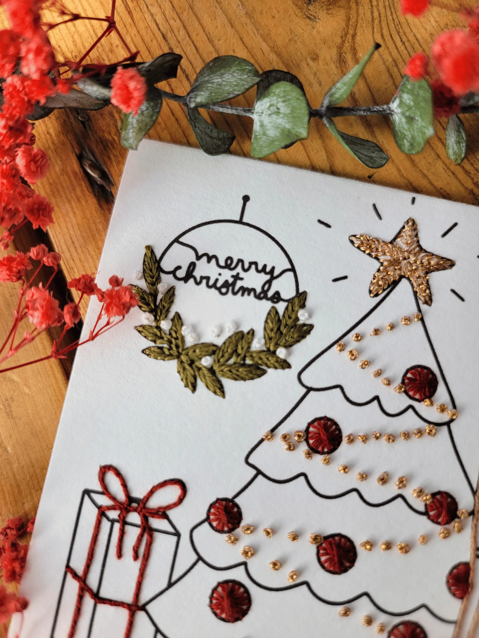 Carte à broder Noël - Noël à la maison – Image 5