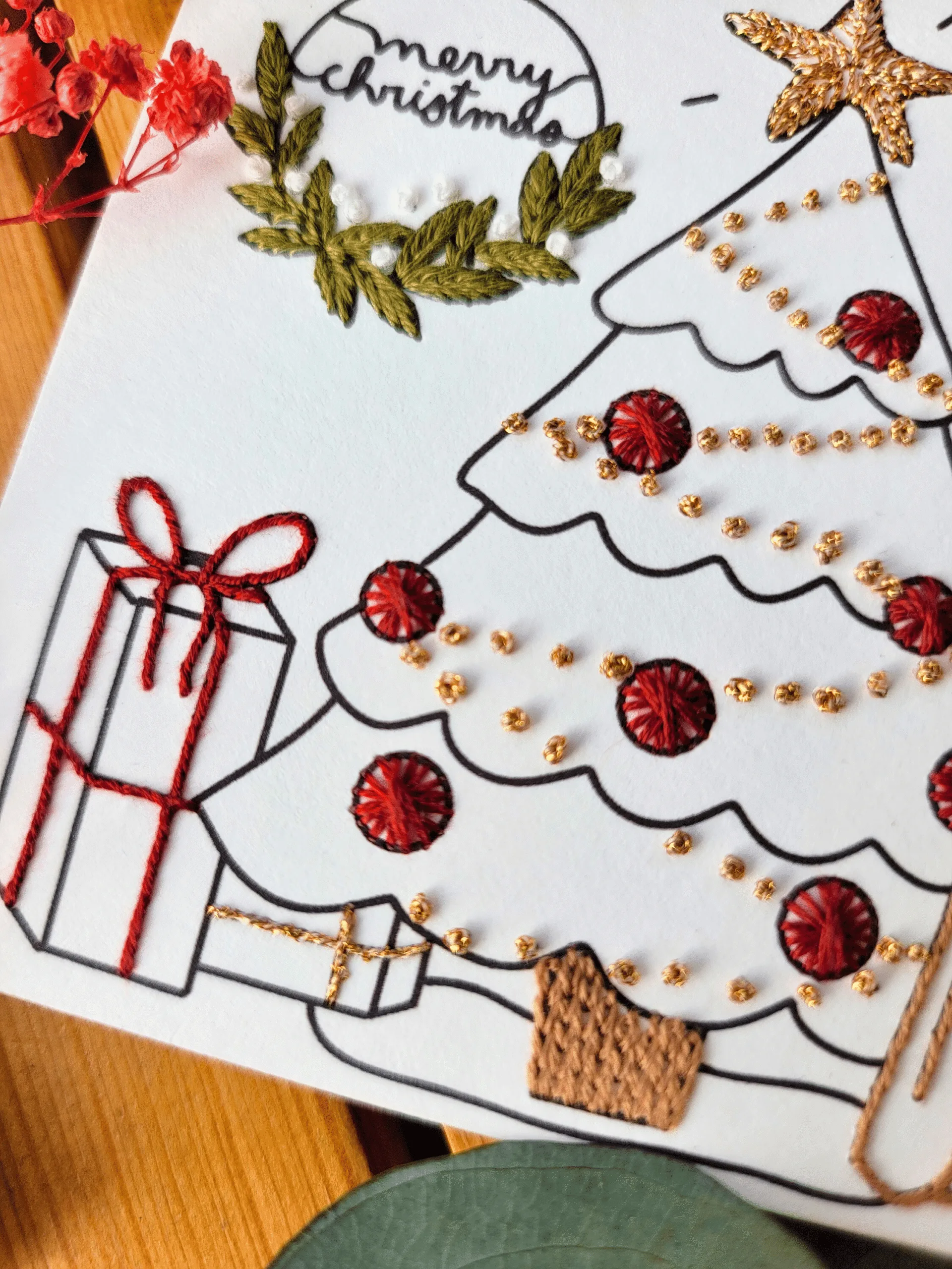 Carte à broder Noël - Noël à la maison – Image 4