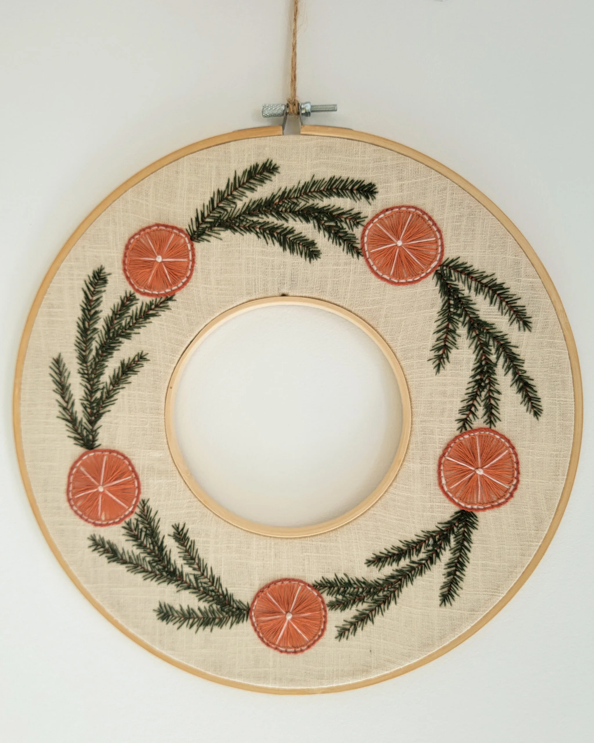 Kit Broderie Noël - "Ma couronne de Noël" – Image 5