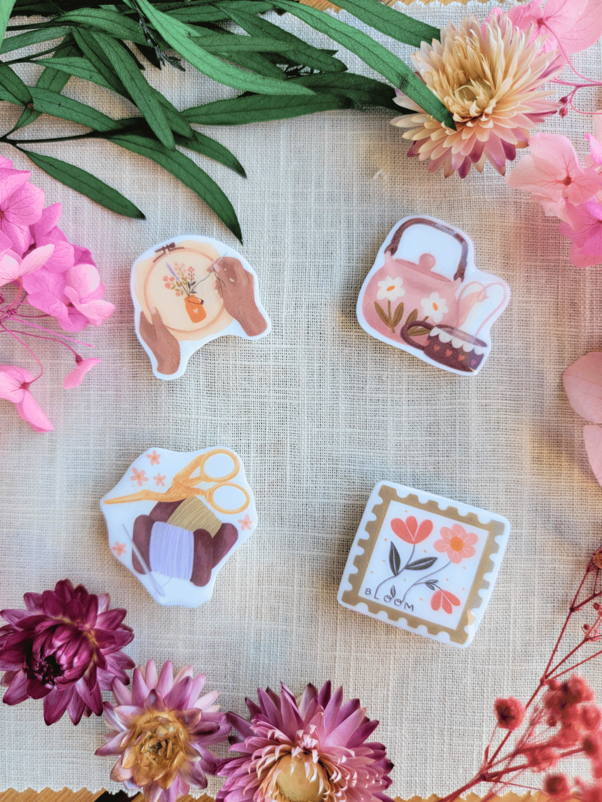 4 modèles de portes aiguilles aimantés