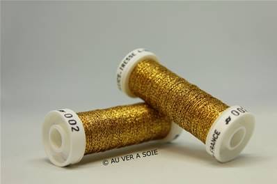 Fil métallisé Au Ver à Soie pour la broderie traditionnelle
