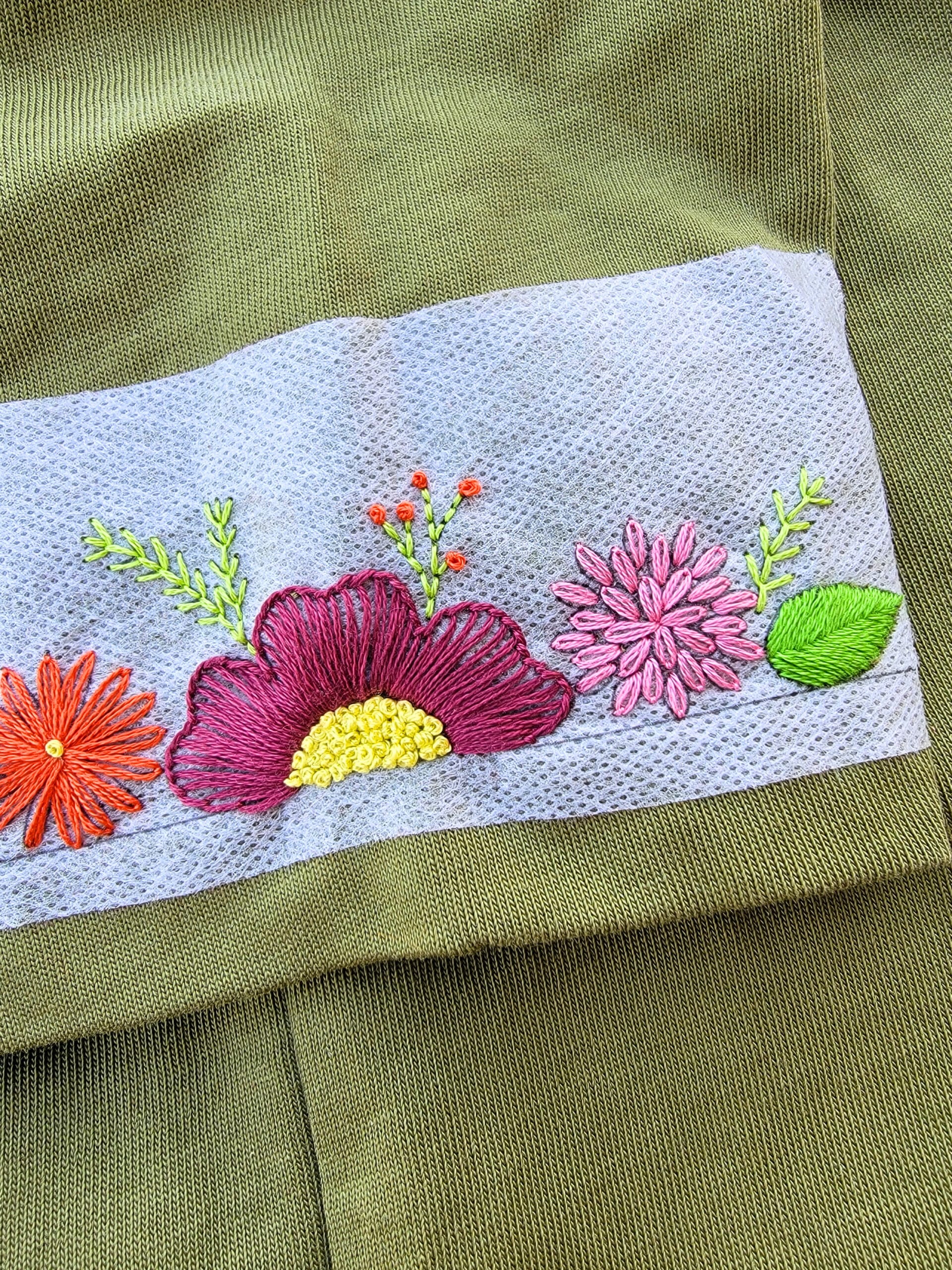 Au Gré des Fleurs - Kit broderie manche à broder – Image 4