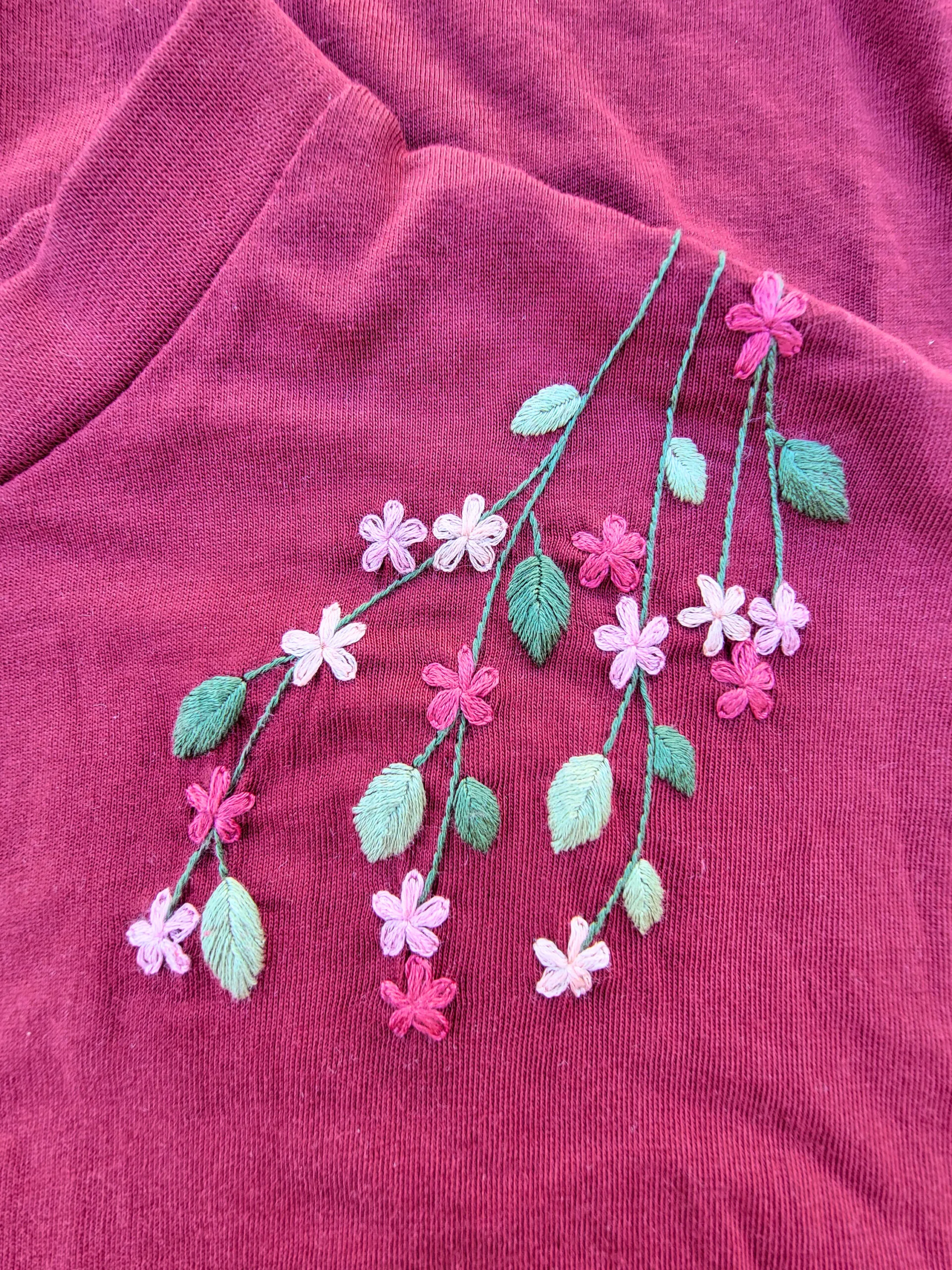 Cascade de Fleurs - Kit broderie épaules à broder – Image 4