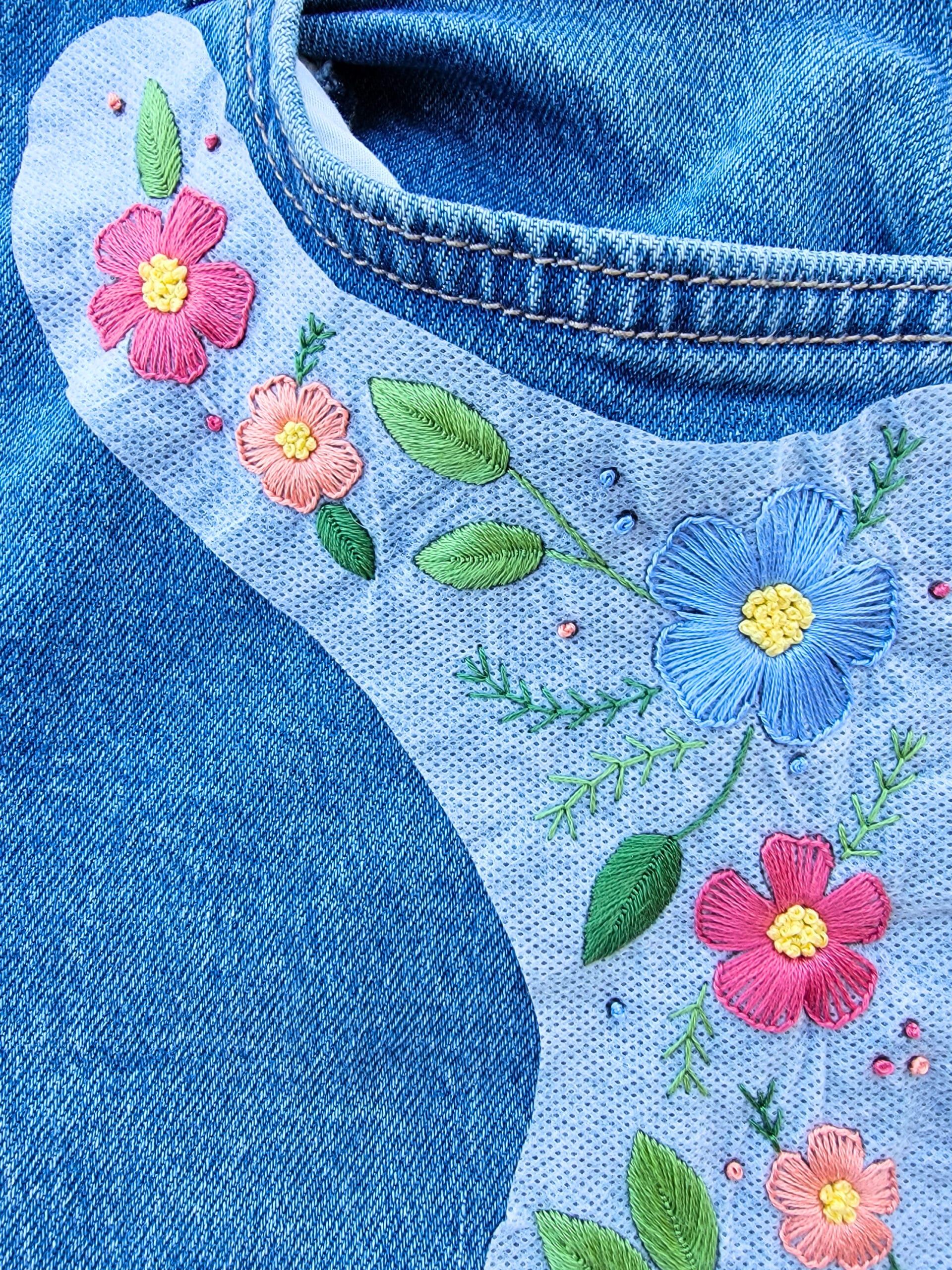 Échappée Florale - Kit broderie short à broder – Image 4