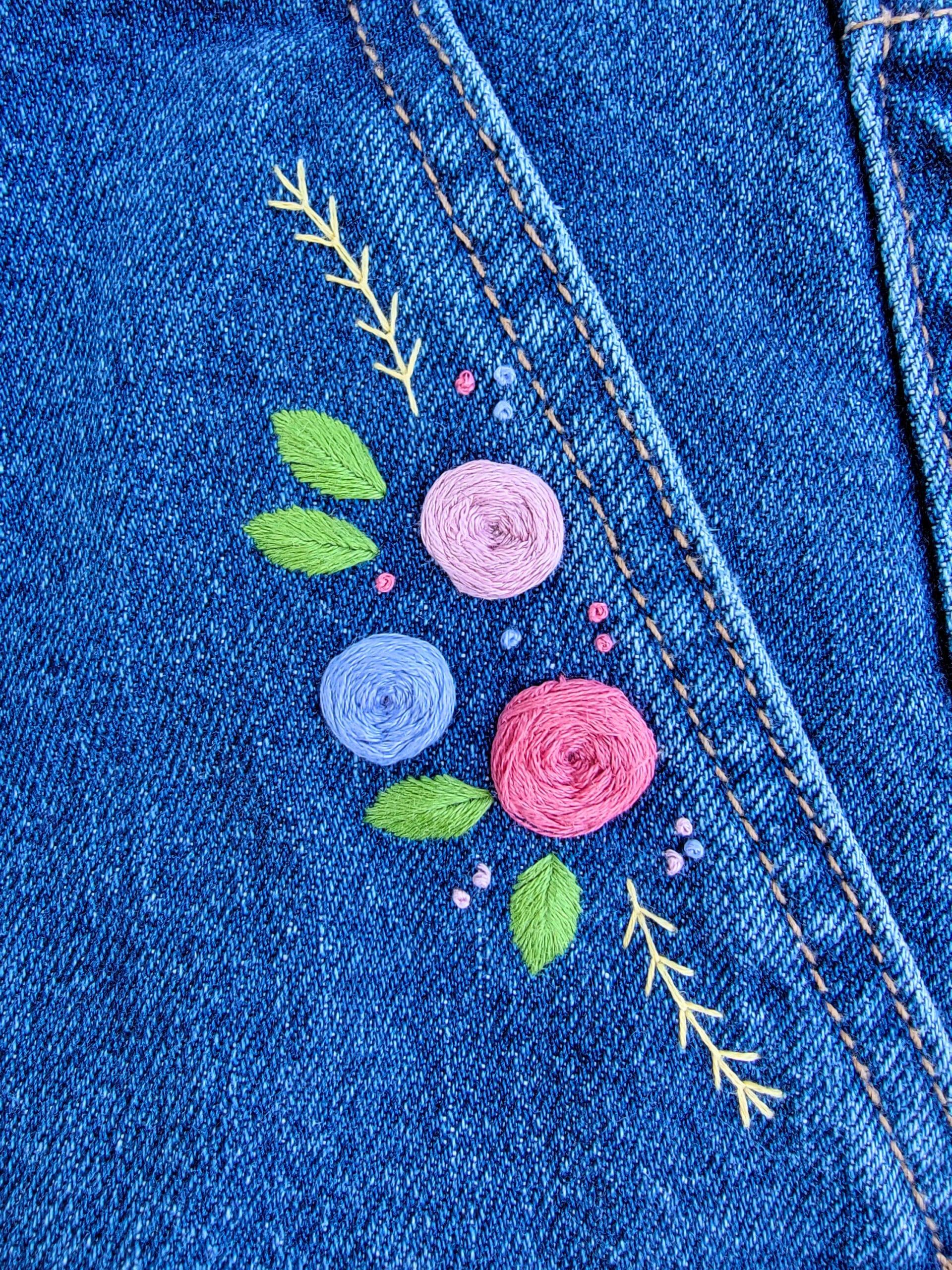 Premier Printemps - Kit broderie poche pantalon à broder – Image 2