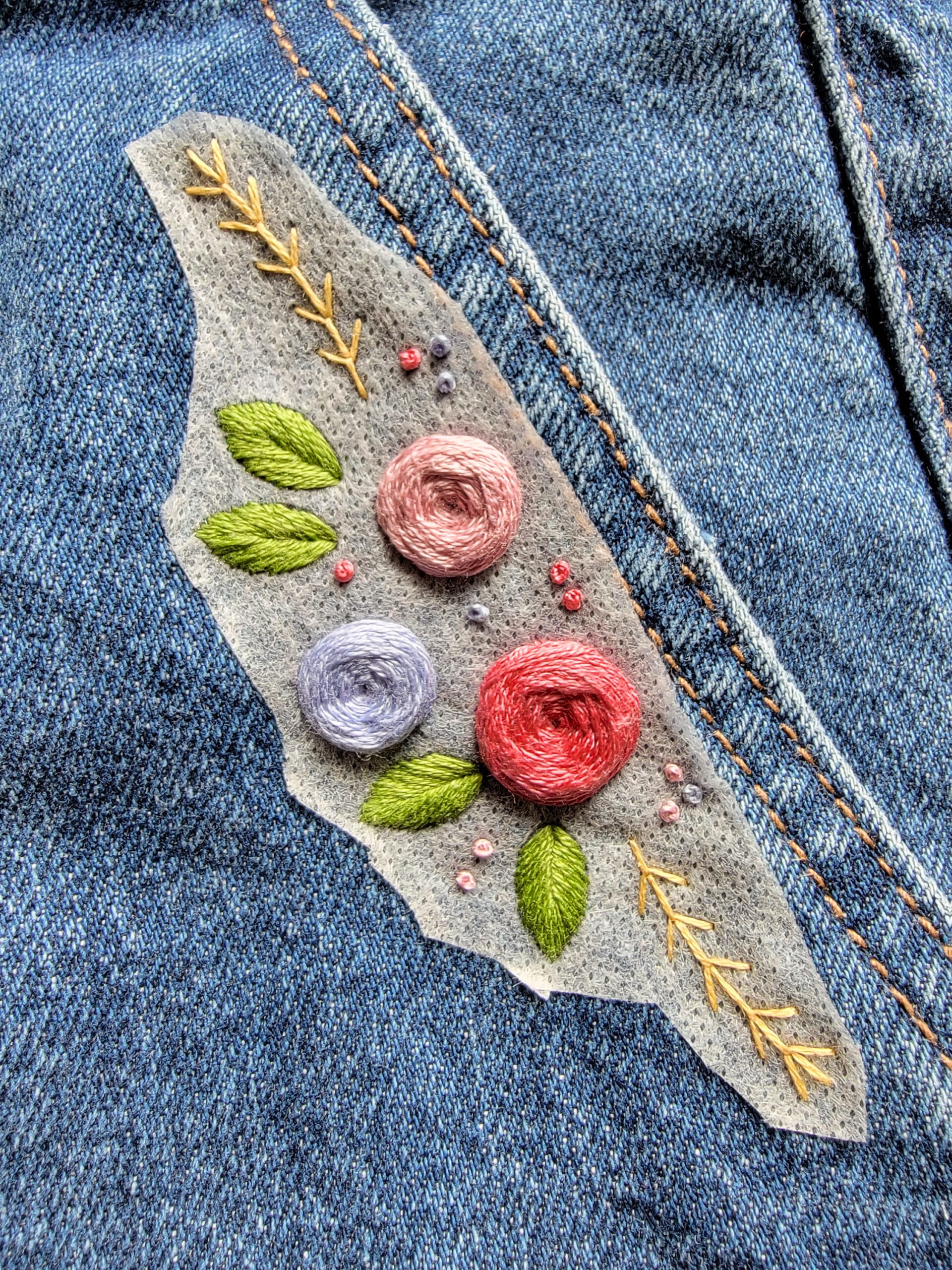 Premier Printemps - Kit broderie poche pantalon à broder – Image 3