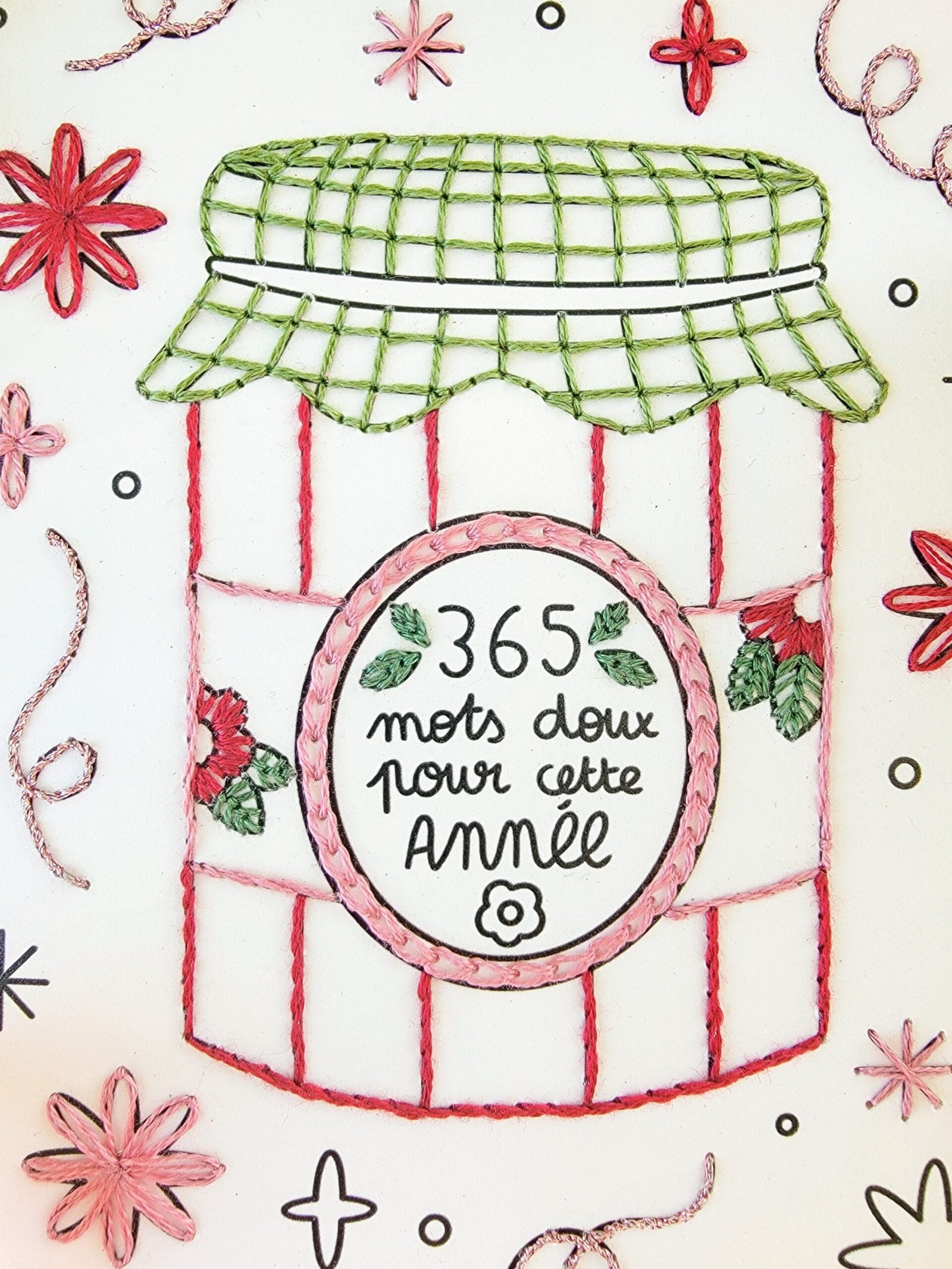Carte bonne année à broder – Le Pot de 365 Mots Doux – Image 3