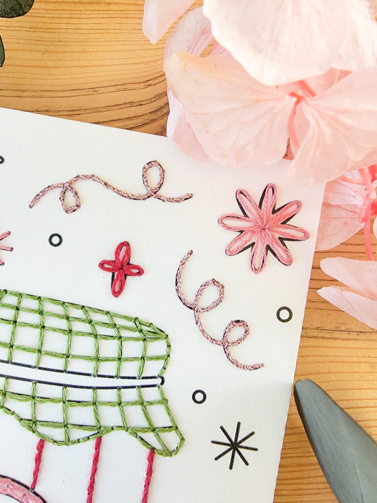 Carte bonne année à broder – Le Pot de 365 Mots Doux – Image 5