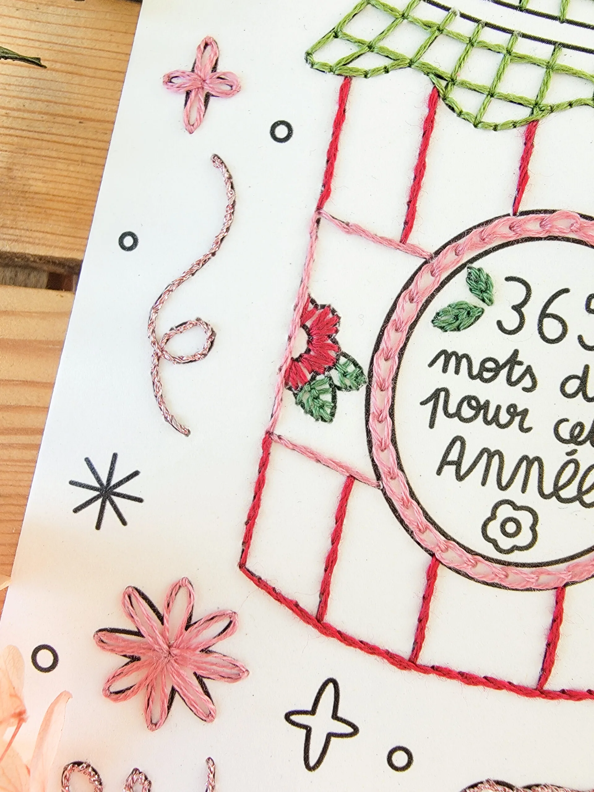 Carte bonne année à broder – Le Pot de 365 Mots Doux – Image 6